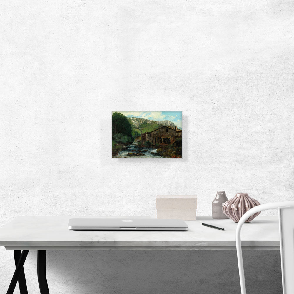 A Mill In a Rocky Landscape