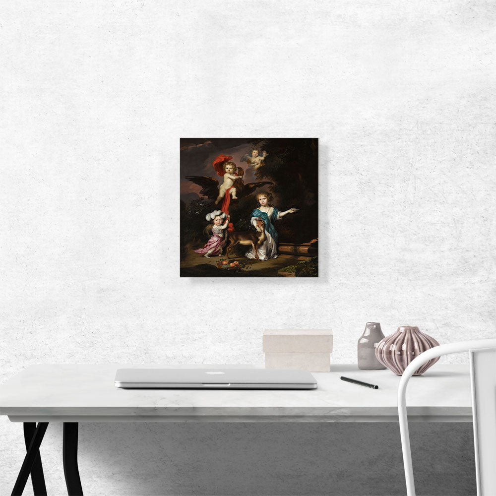 Four Children As Ceres Ganymede Cherub Diana