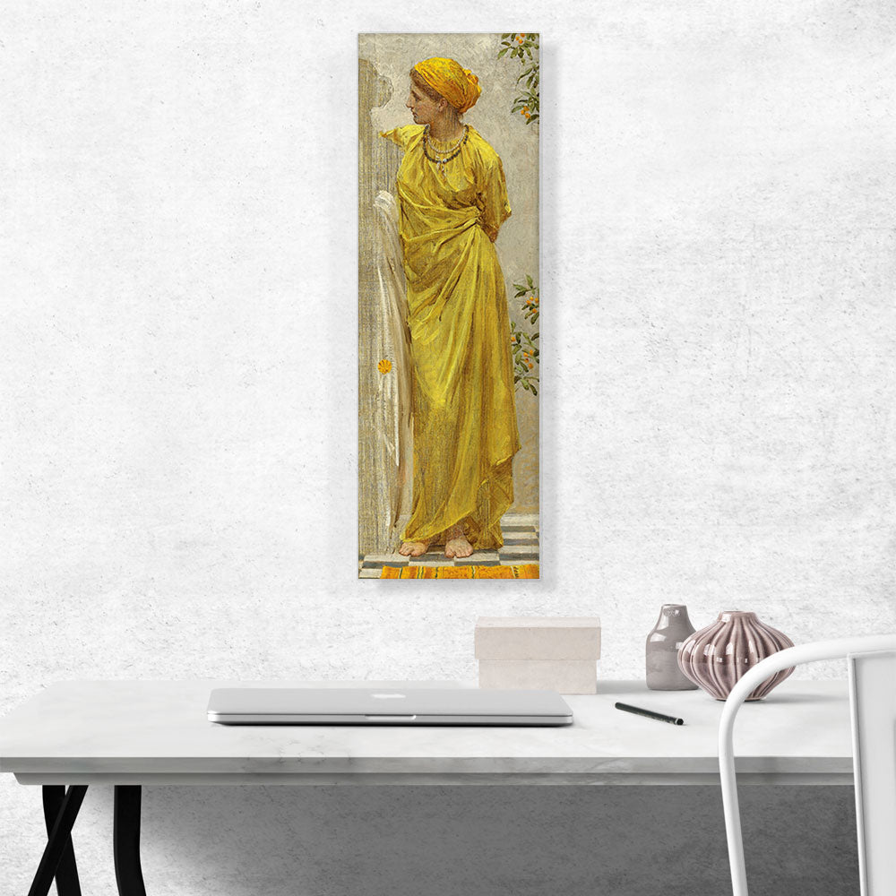 Standing Figure In Yellow And Orange
