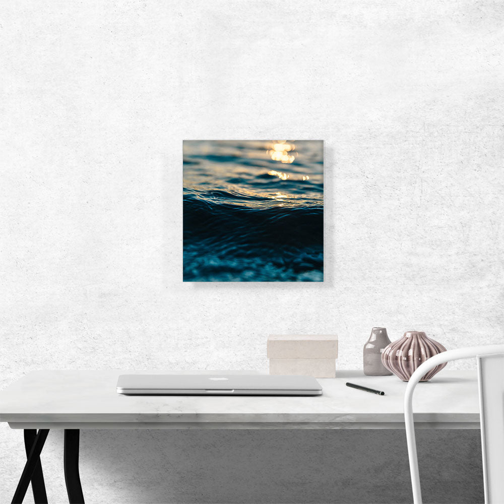 Ocean Wave Home Decor Square