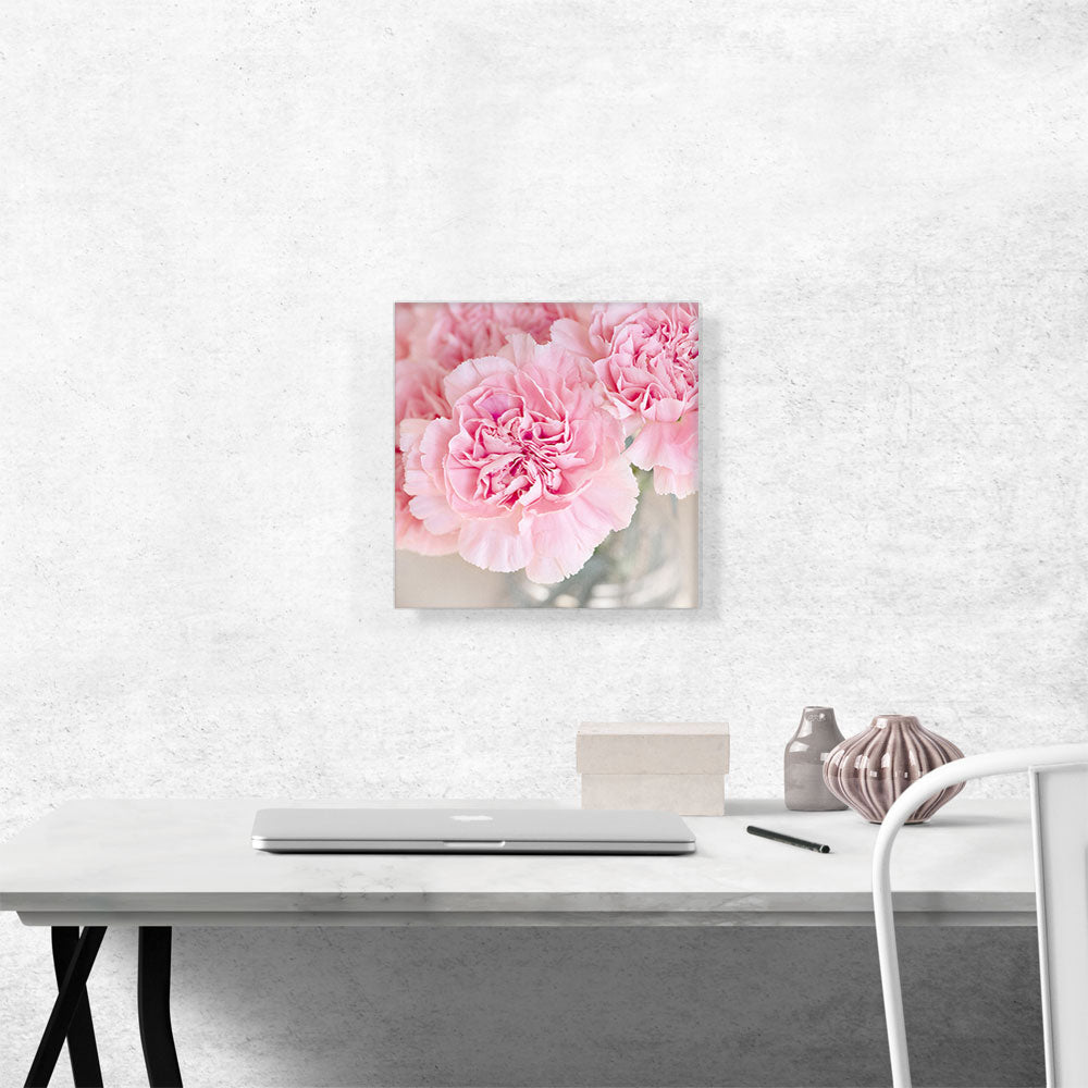 Pink Carnation Home Decor Square
