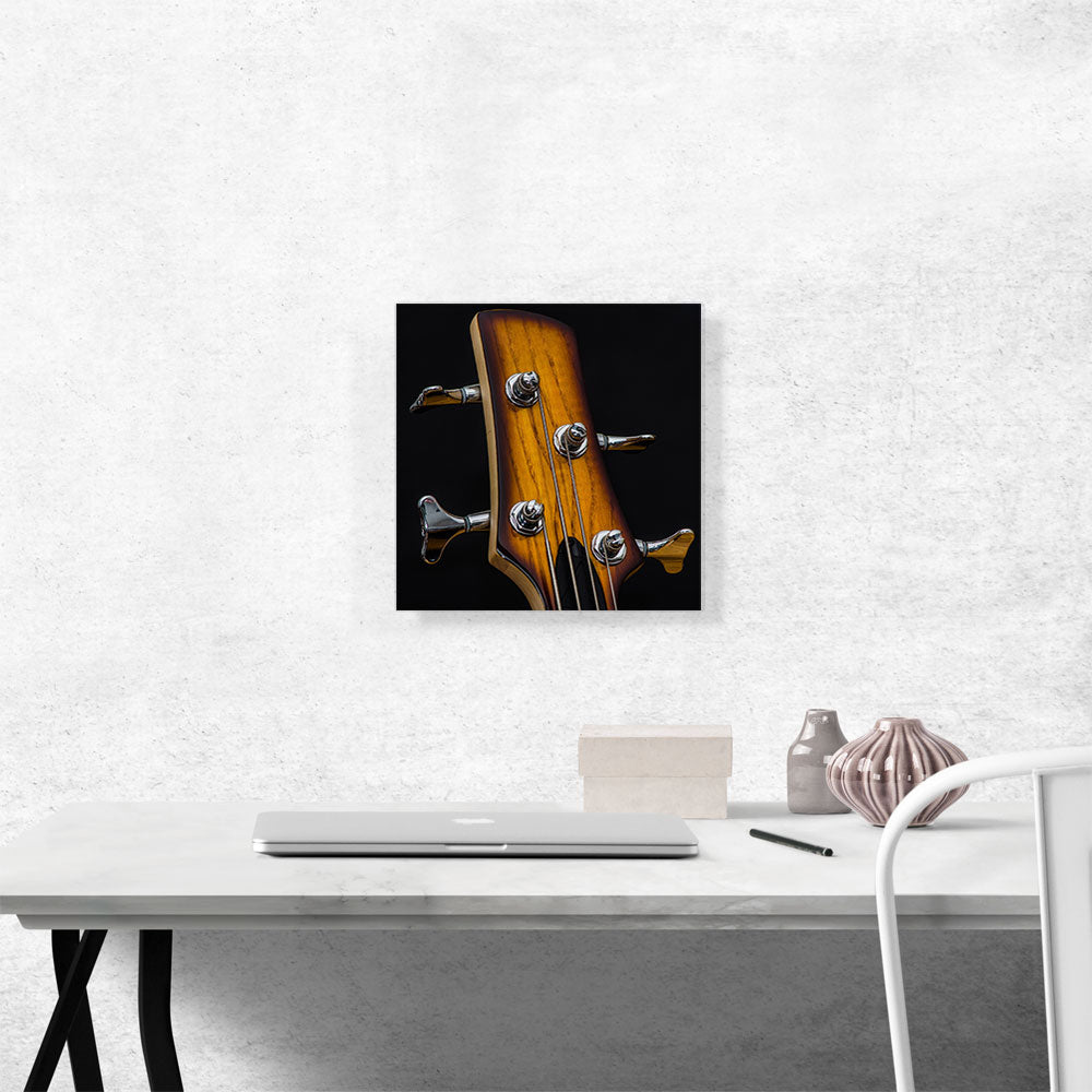 Top of Bass Guitar Music Studio decor