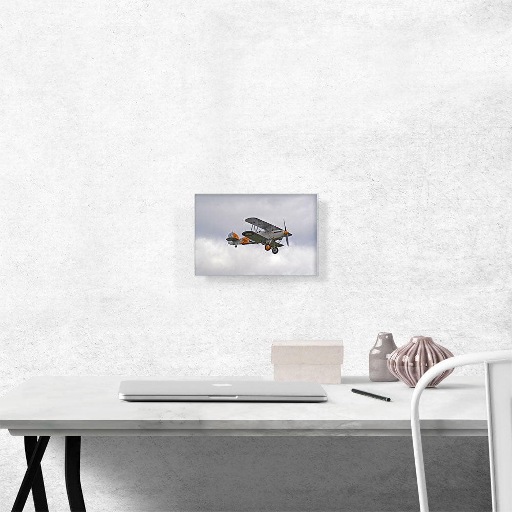 Old Vintage Fighter Plane Flying