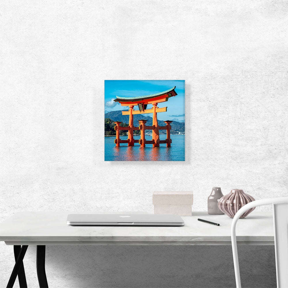 Itsukushima Shrine Tori Gate, Japan, Square
