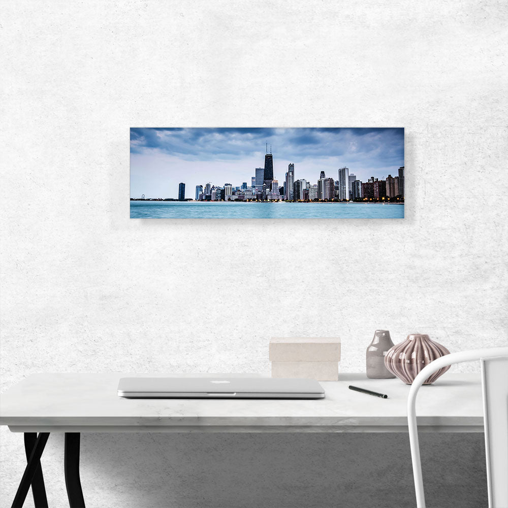 Chicago Skyline Lake Michigan Panoramic
