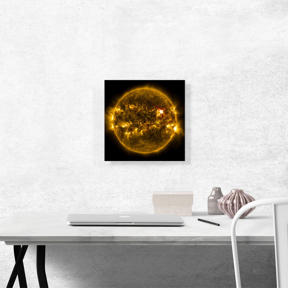 Burning Yellow Sun Star