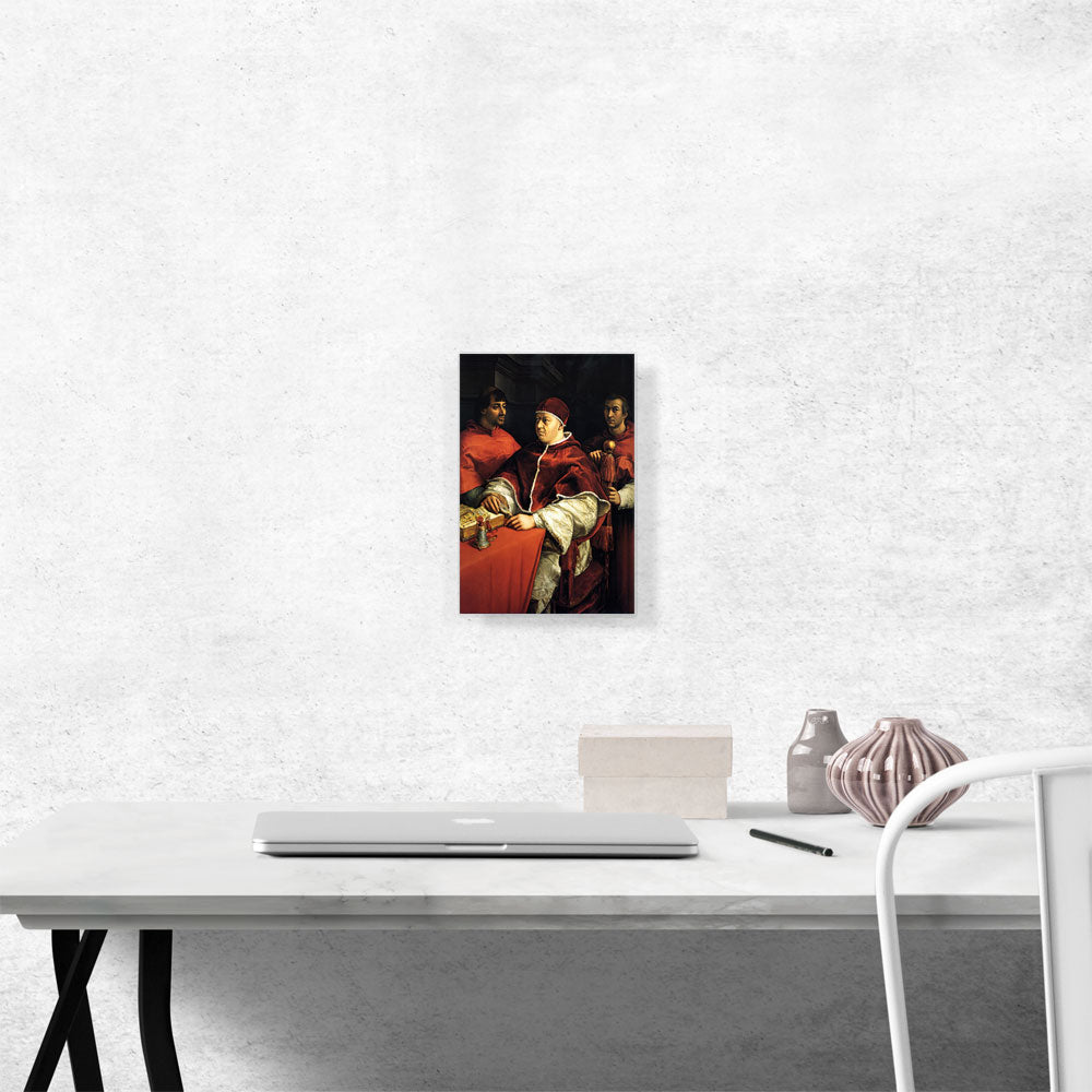 Portrait of Pope Leo X with Two Cardinals 1519