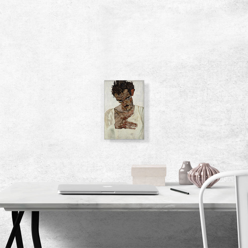 Self-Portrait with Striped Shirt