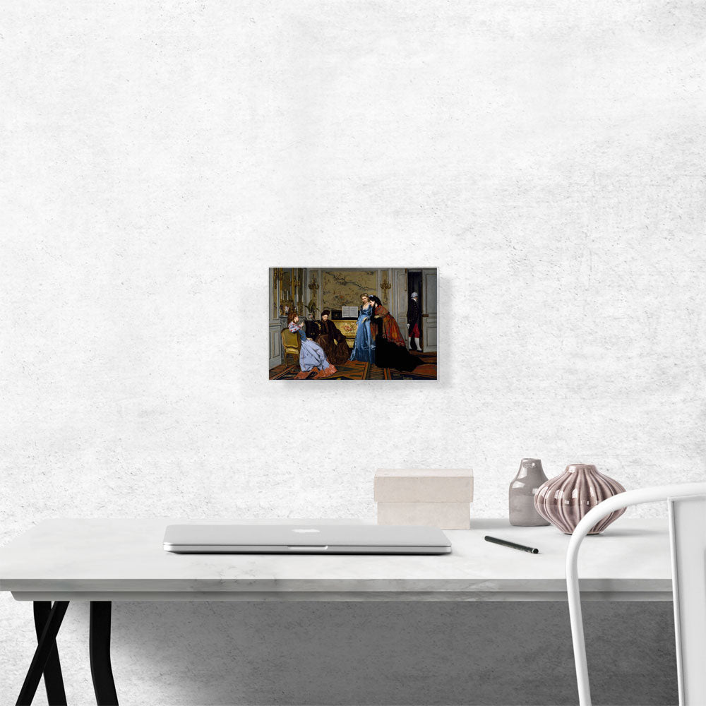 Elegant Figures In a Salon