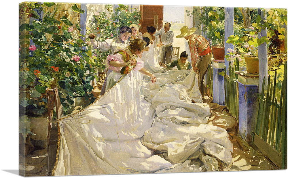 Mending the Sail 1896