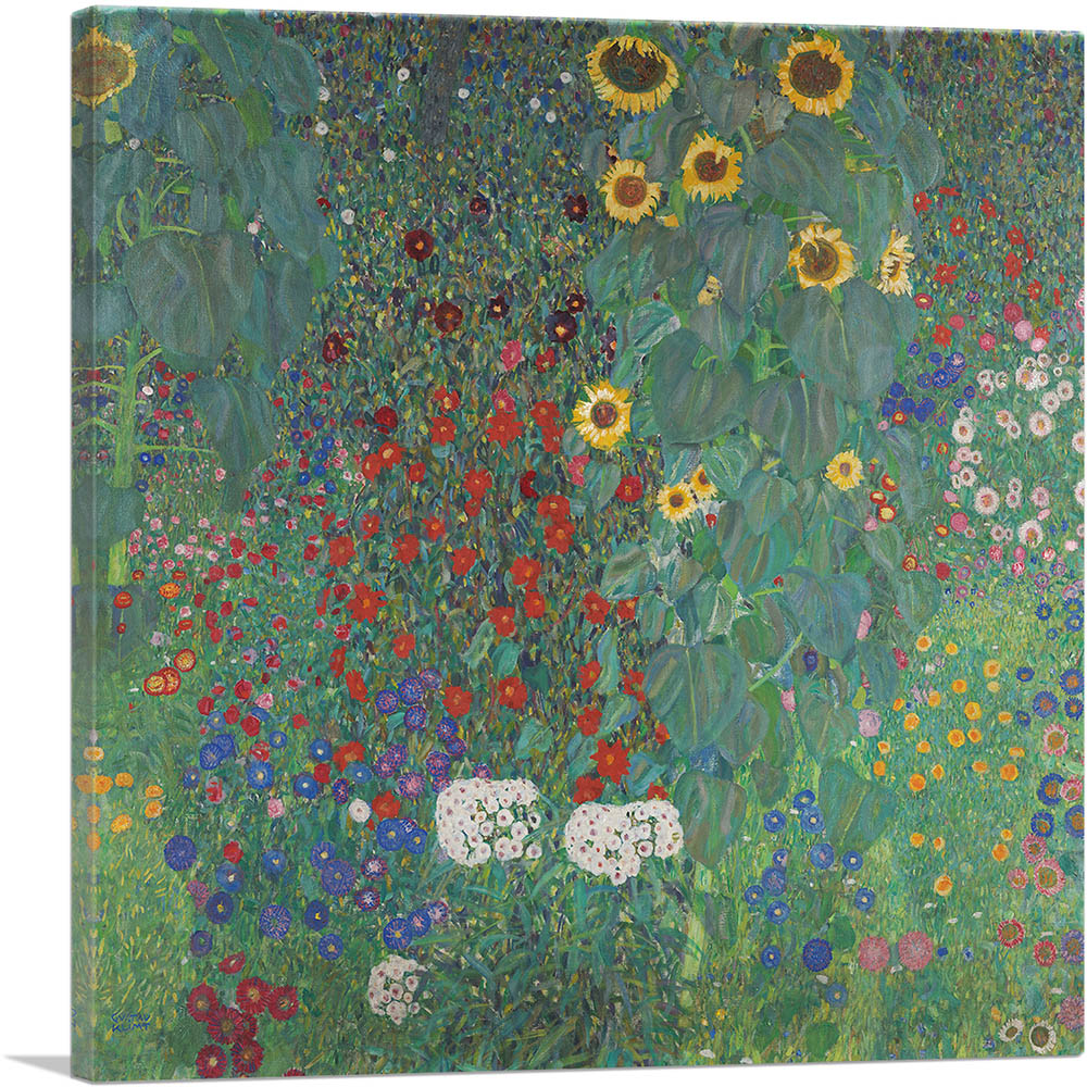 Farm Garden with Flowers 1906