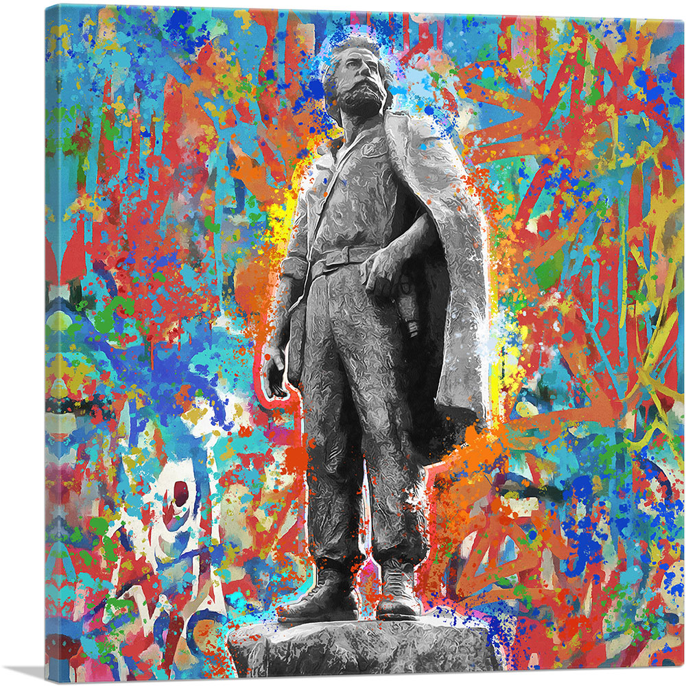 Adem Jashari Monument Unoffical Anthem Colorful Graffiti Kosovo