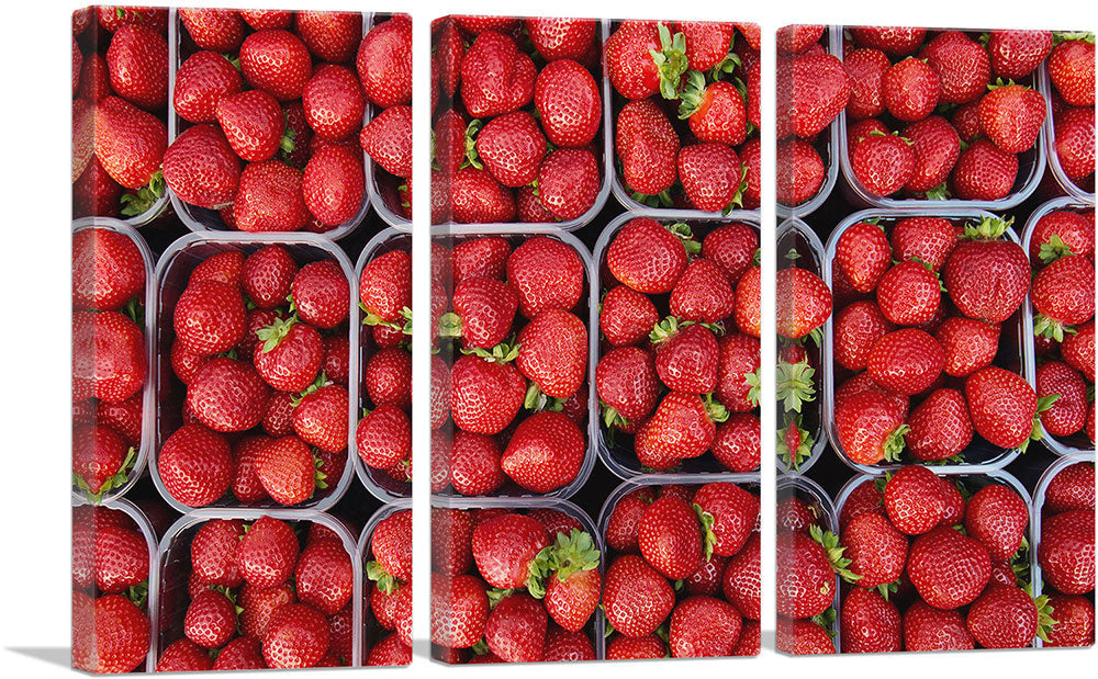 Strawberries Pattern Supermarket decor