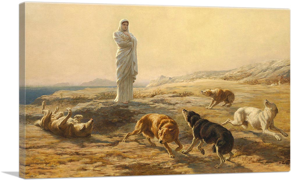Pallas Athena And The Herdsman's Dogs 1876