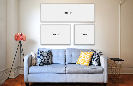 When Size Matters: Choosing the Right Canvas Size for Your Living Space