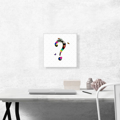 Flower Plant Butterfly Alphabet Question Mark Symbol