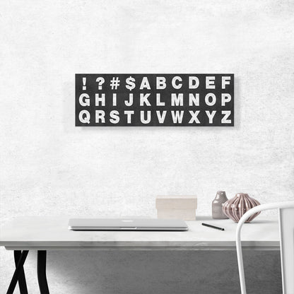 Chalkboard Full Alphabet Panoramic