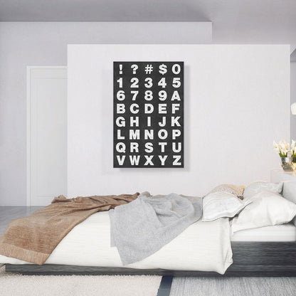 Chalkboard Full Alphabet Vertical Rectangle