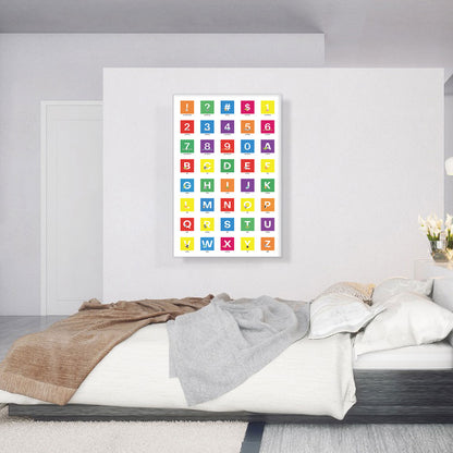 Kids Colorful Animal Vertical Rectangle Full Alphabet