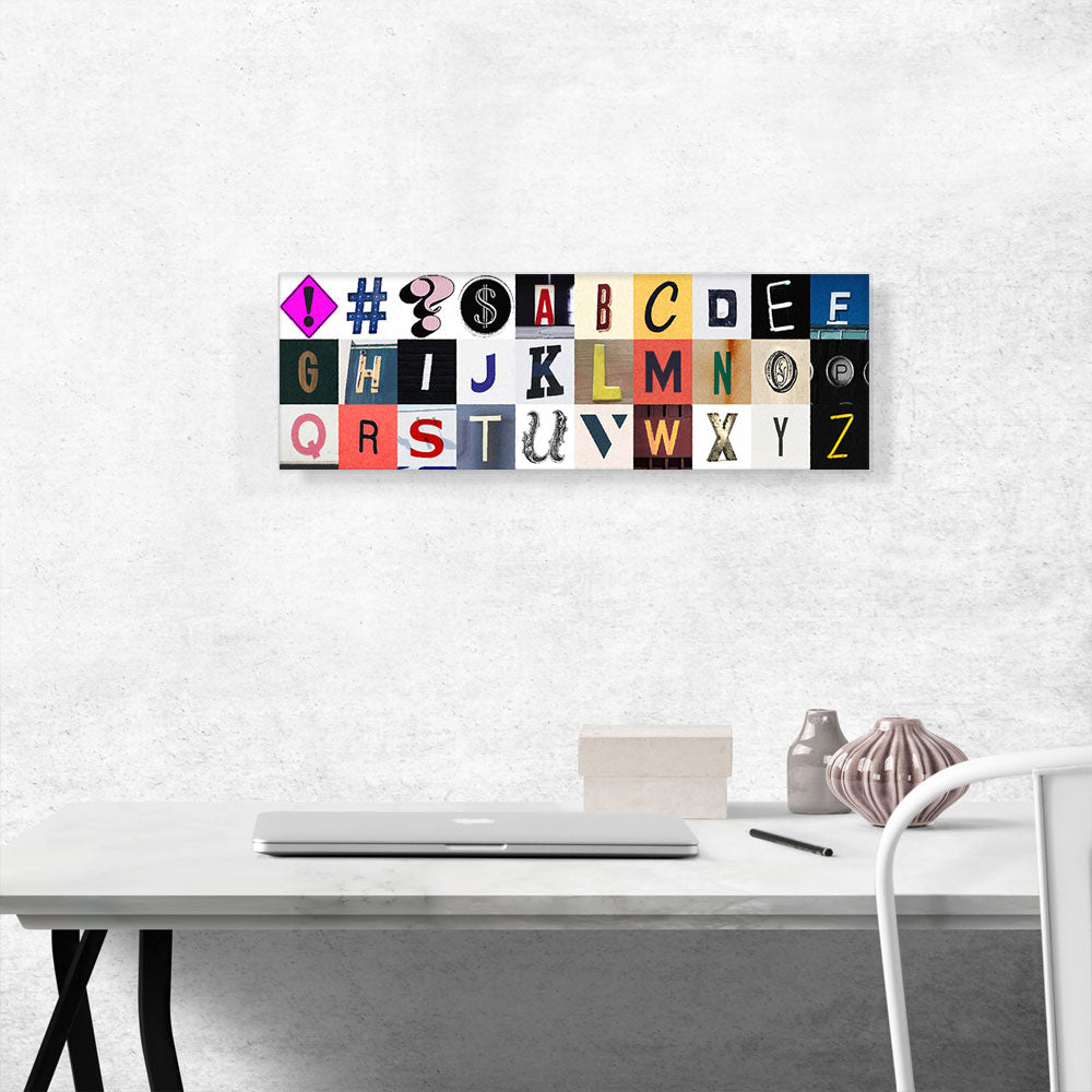 Photo Panoramic Full Alphabet Collection
