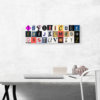 Photo Panoramic Full Alphabet Collection