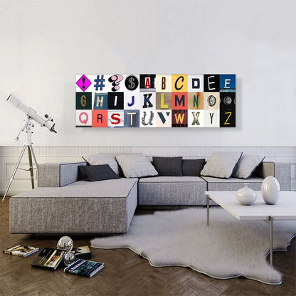 Photo Panoramic Full Alphabet Collection