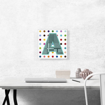 Fun Polka Dots Letter A