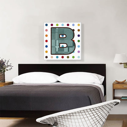 Fun Polka Dots Letter B