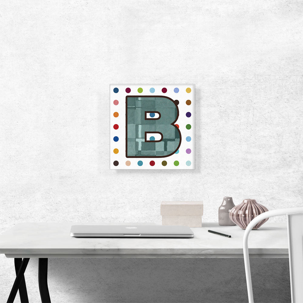 Fun Polka Dots Letter B