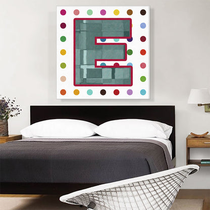 Fun Polka Dots Letter E