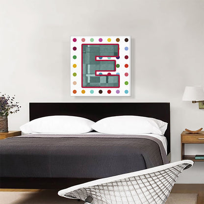 Fun Polka Dots Letter E
