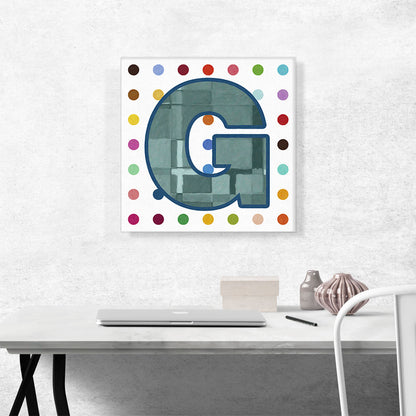 Fun Polka Dots Letter G