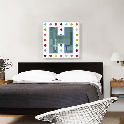 Fun Polka Dots Letter H