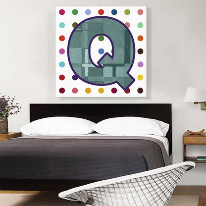 Fun Polka Dots Letter Q