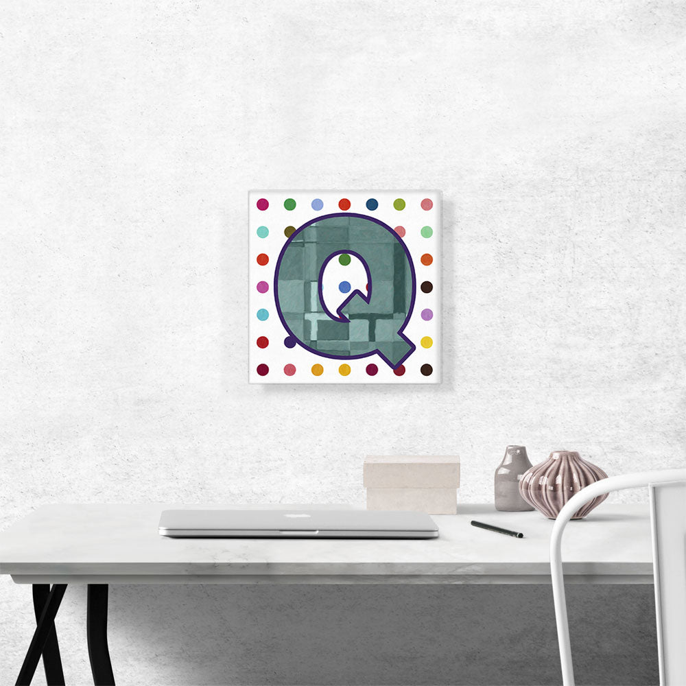 Fun Polka Dots Letter Q