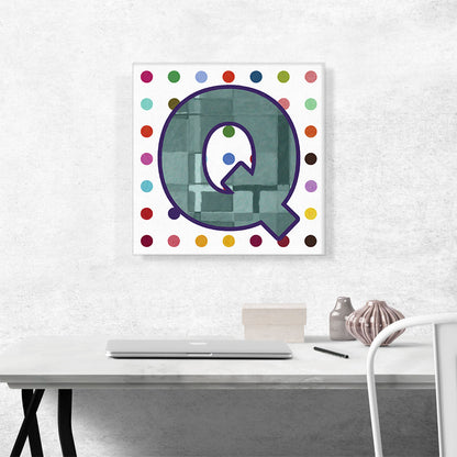 Fun Polka Dots Letter Q
