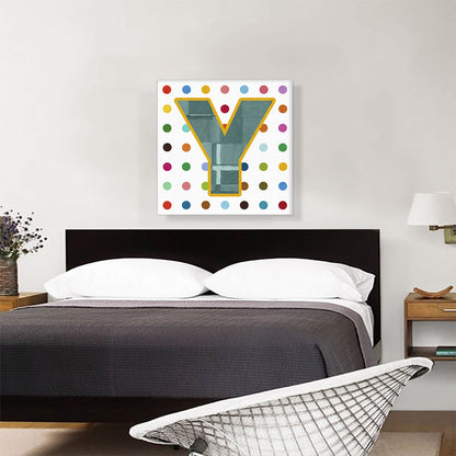 Fun Polka Dots Letter Y