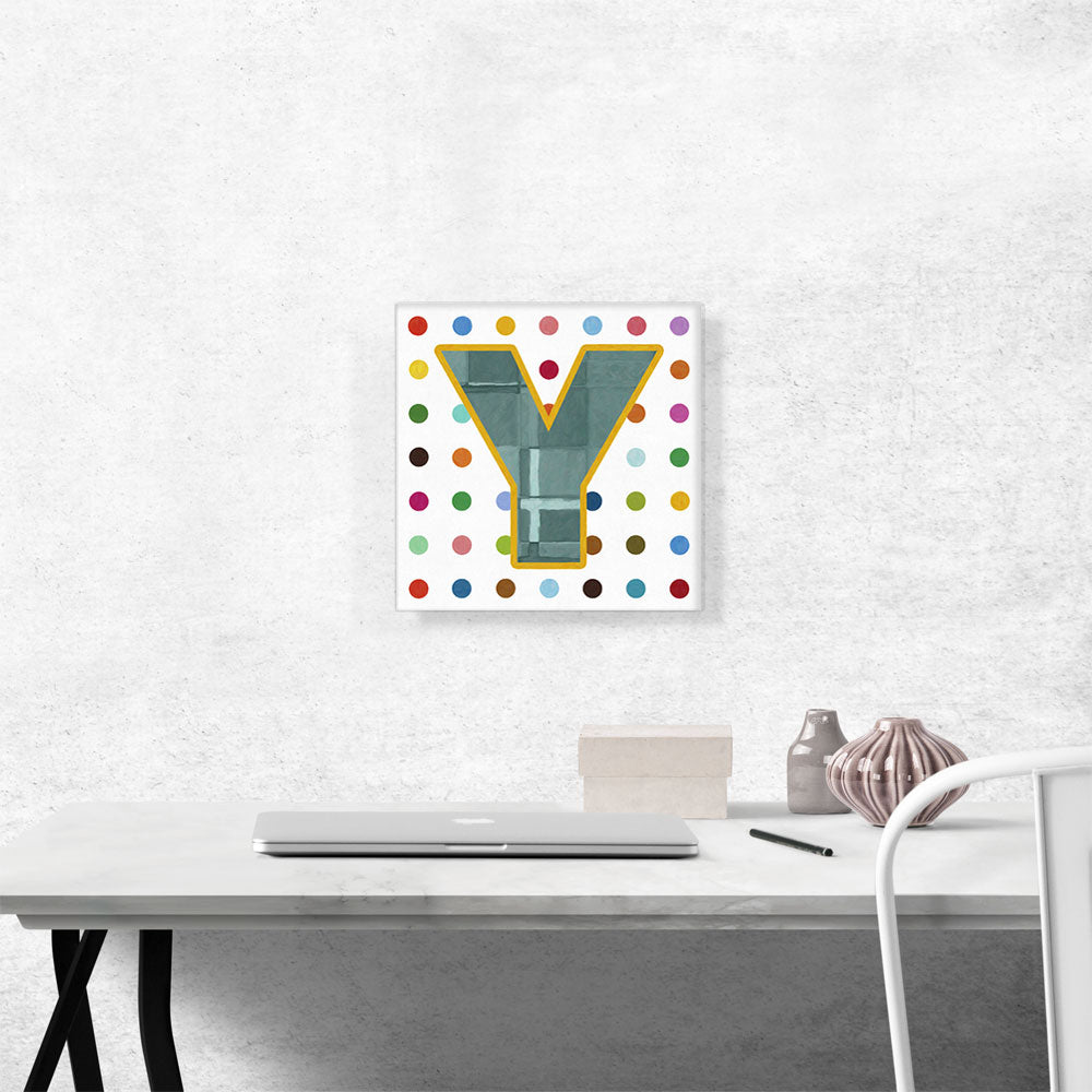 Fun Polka Dots Letter Y