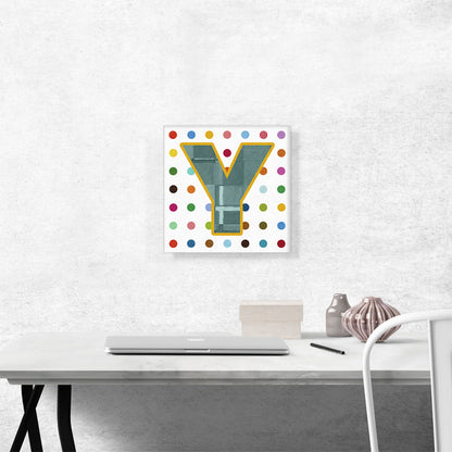Fun Polka Dots Letter Y