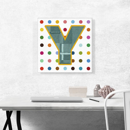 Fun Polka Dots Letter Y