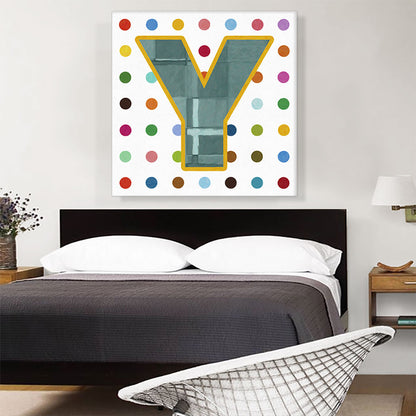 Fun Polka Dots Letter Y