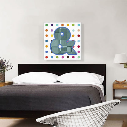 Fun Polka Dots And Sign Symbol