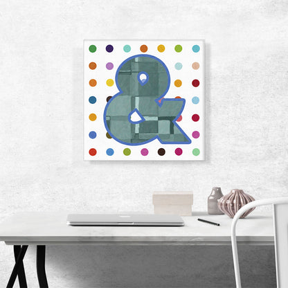 Fun Polka Dots And Sign Symbol