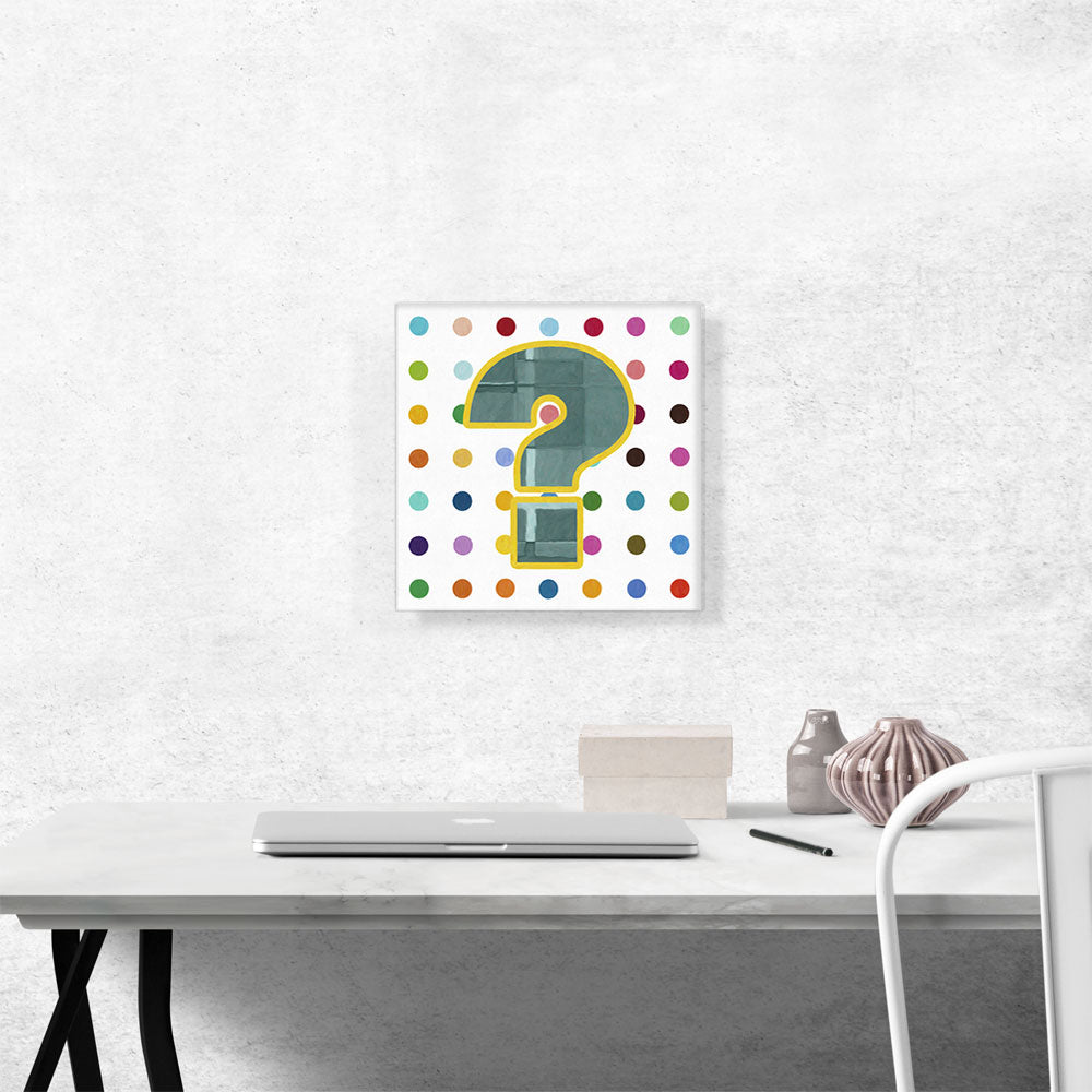Fun Polka Dots Question Mark Symbol