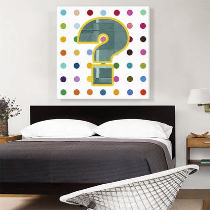 Fun Polka Dots Question Mark Symbol