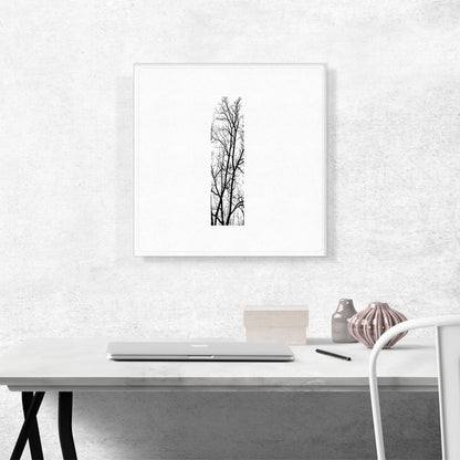 Tree Branches Alphabet Letter I