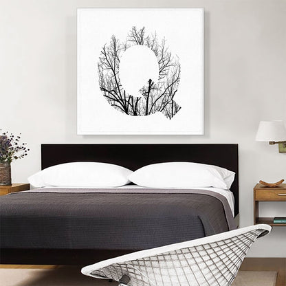 Tree Branches Alphabet Letter Q