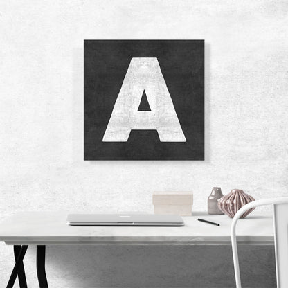 Chalkboard Alphabet Letter A