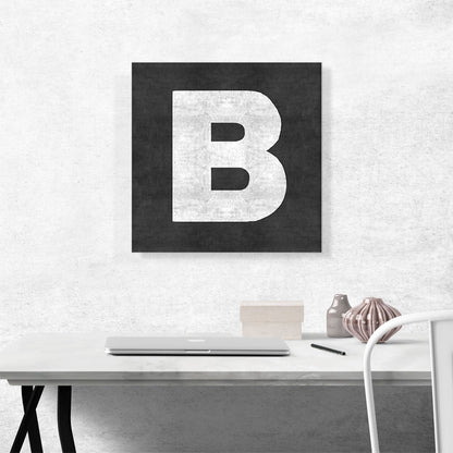 Chalkboard Alphabet Letter B