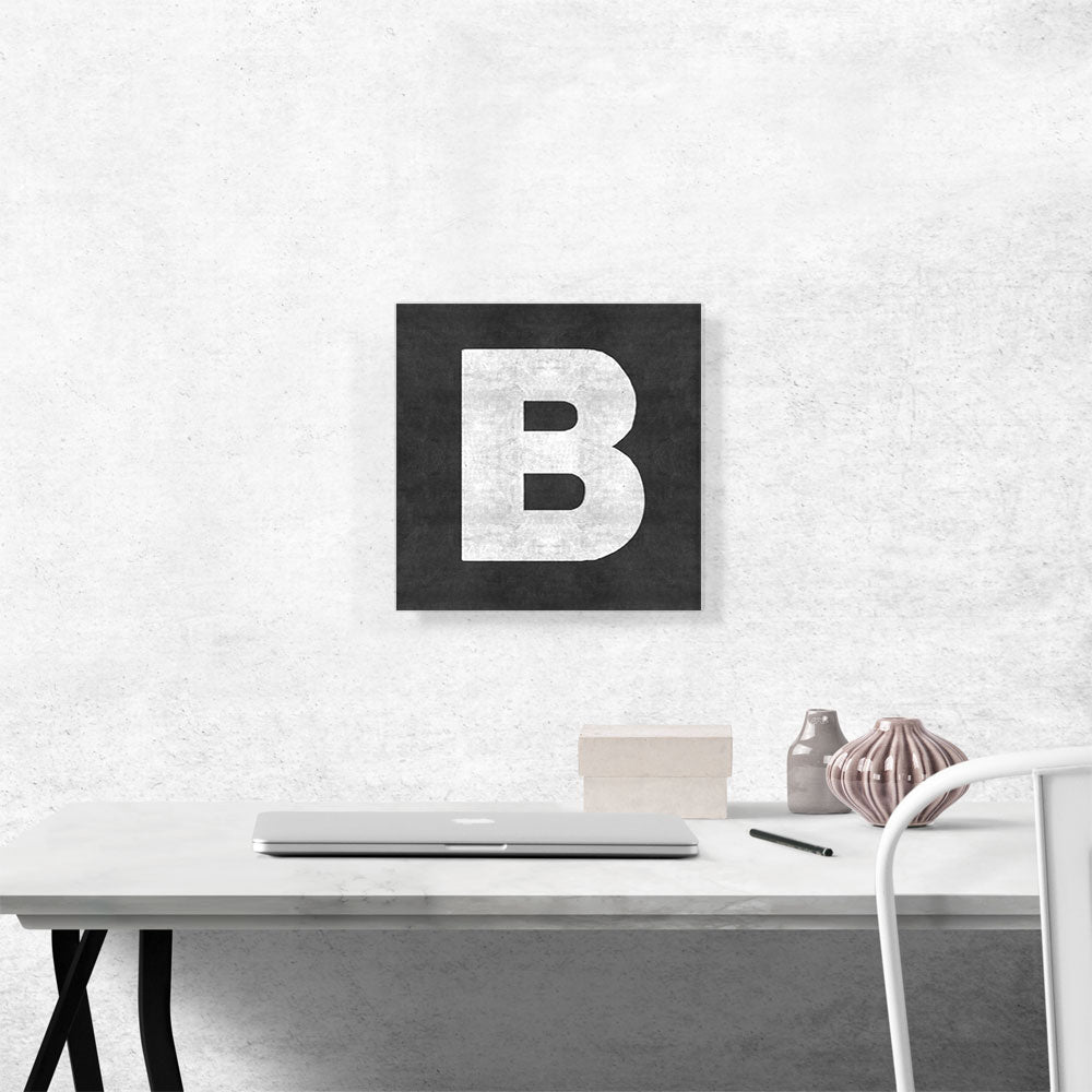 Chalkboard Alphabet Letter B